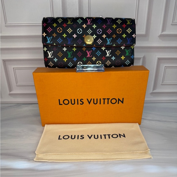 Louis Vuitton X Murakami Multicolor Monogram Sarah Wallet – Full Inclusion - Picture 3 of 13